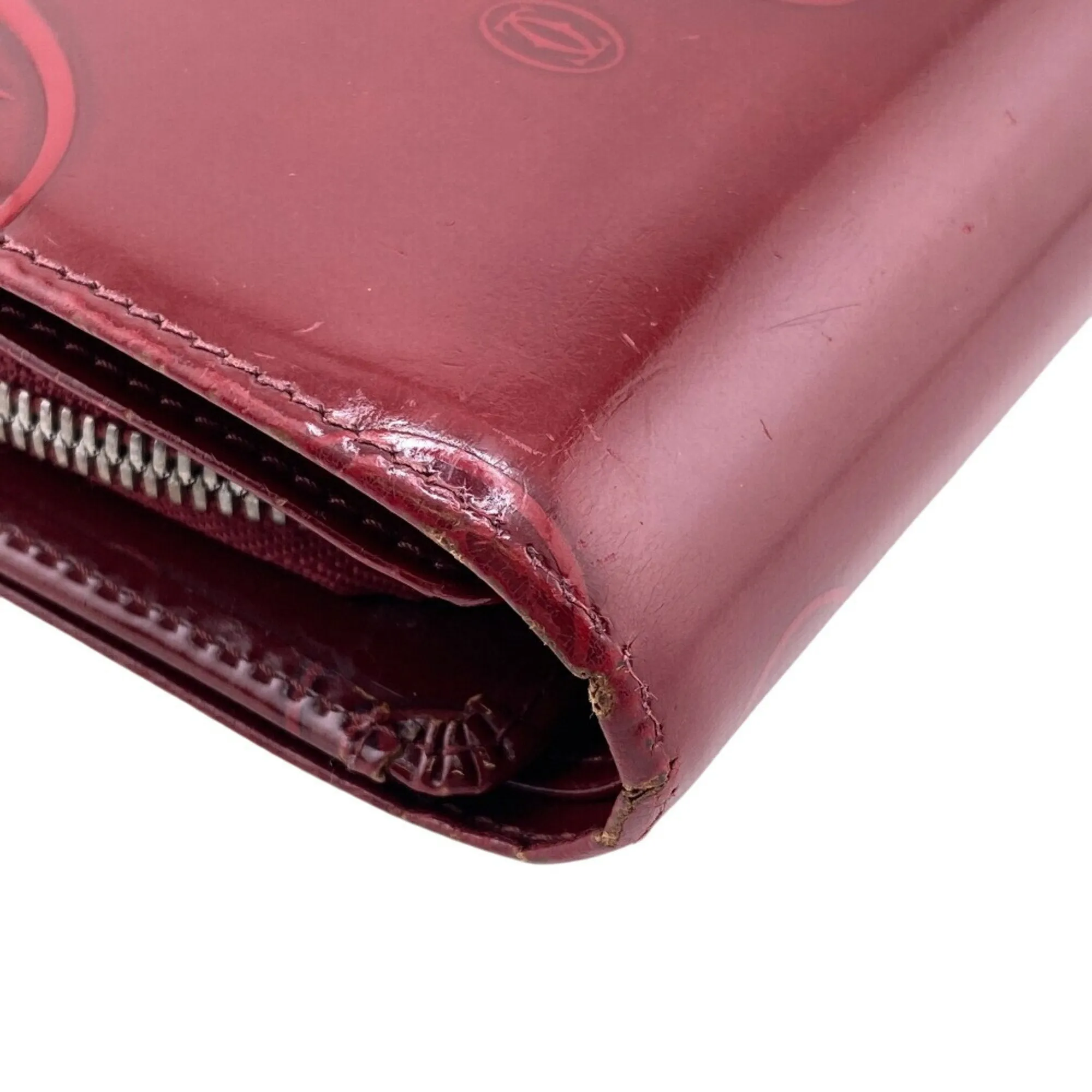 Cartier Happy Birthday Leather Wallet (Bi-Fold) (Pre-Owned)