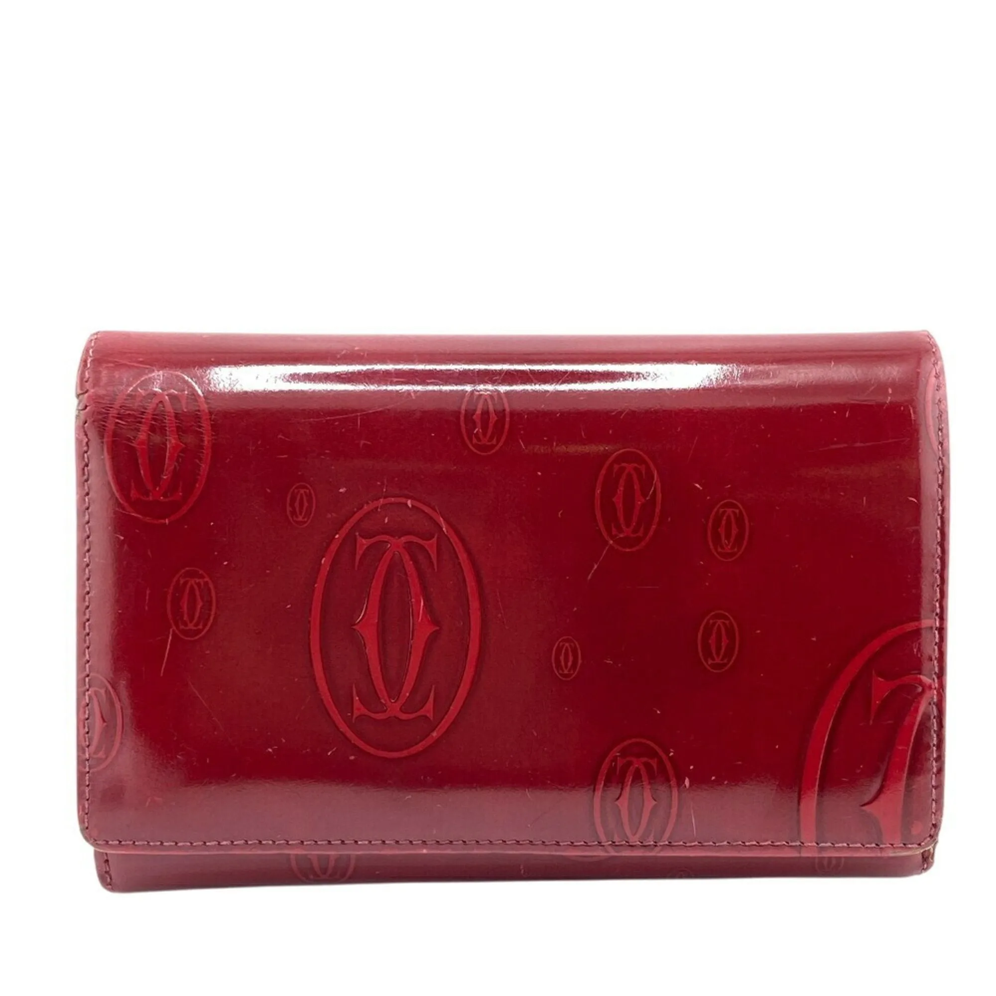Cartier Happy Birthday Leather Wallet (Bi-Fold) (Pre-Owned)