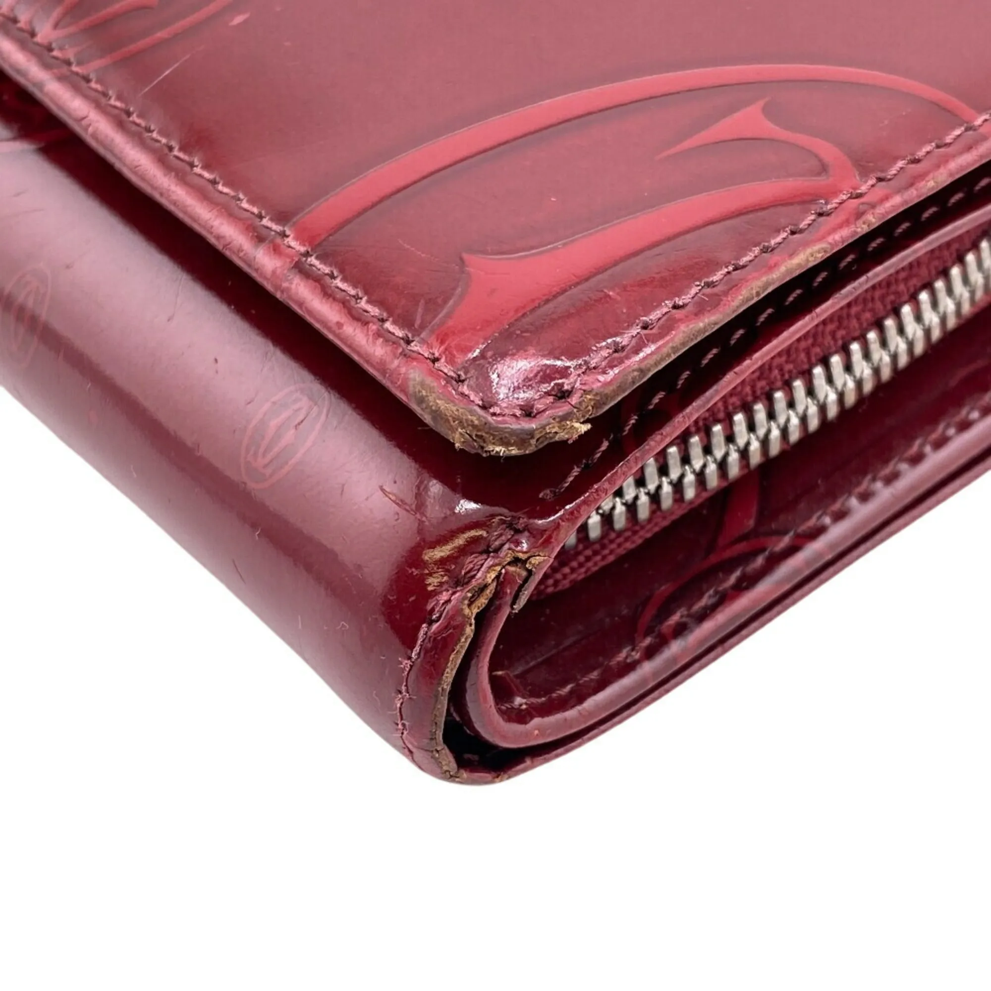 Cartier Happy Birthday Leather Wallet (Bi-Fold) (Pre-Owned)