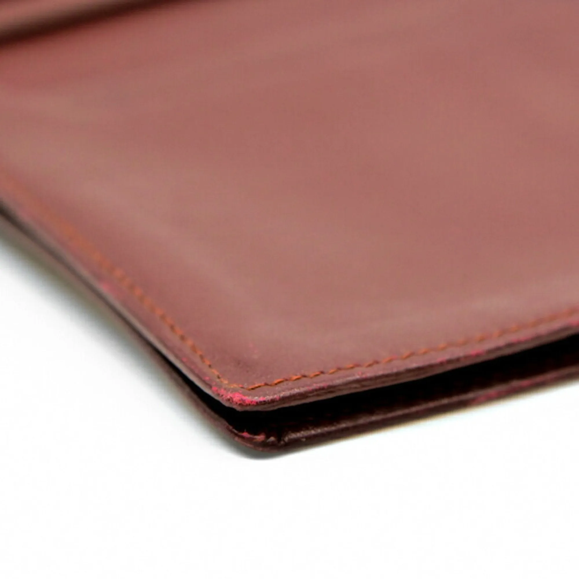 Cartier Leather Long Bill Wallet (Bi-Fold) (Pre-Owned)