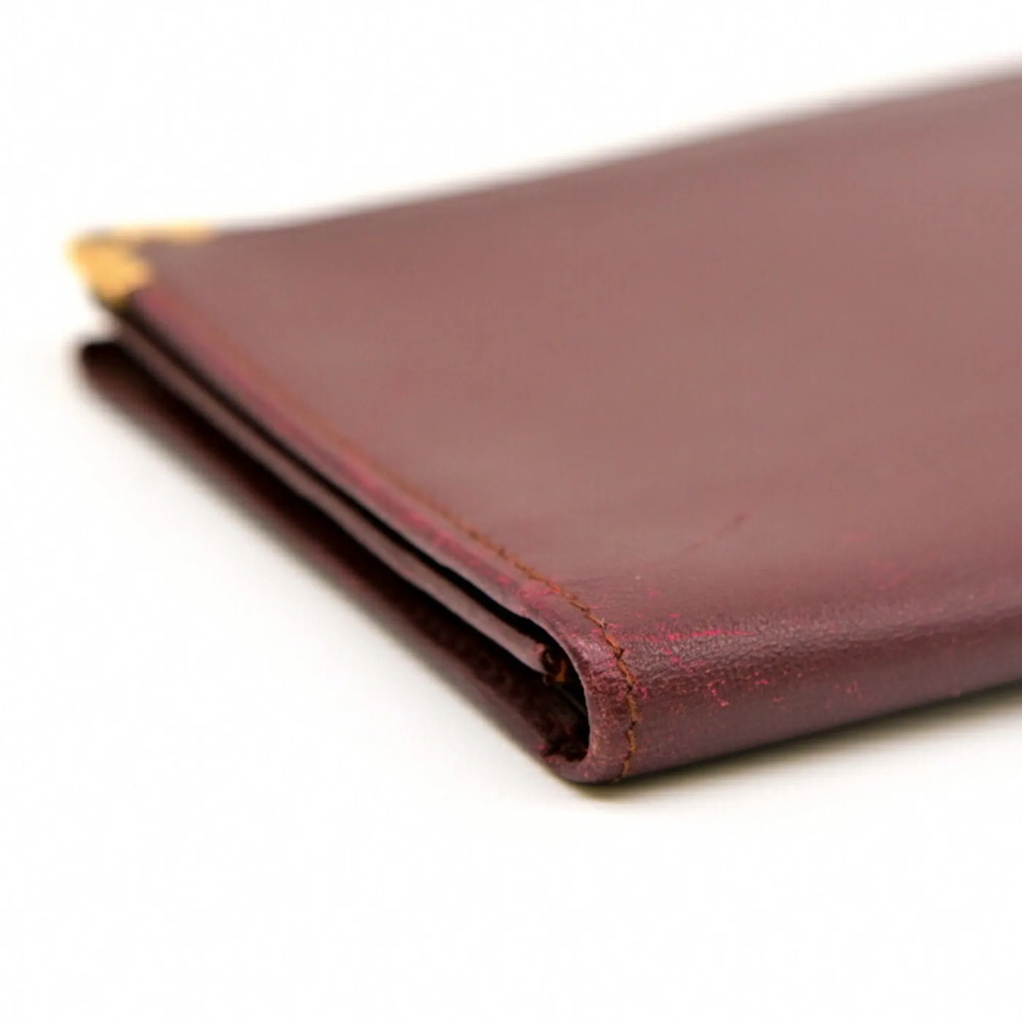 Cartier Leather Long Bill Wallet (Bi-Fold) (Pre-Owned)