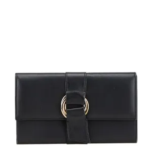Cartier Leather Long Wallet (Bi-Fold) (Pre-Owned)