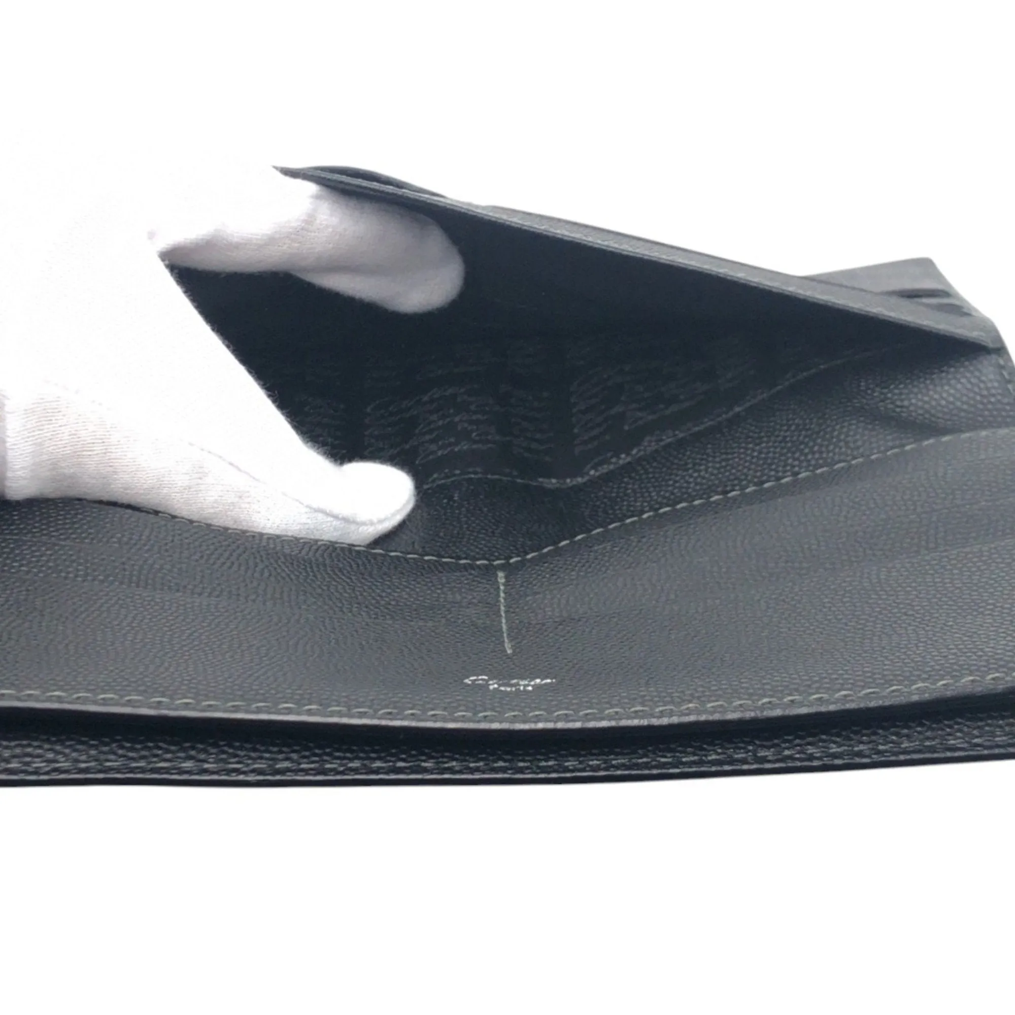 Cartier Leather Long Wallet (Bi-Fold) (Pre-Owned)