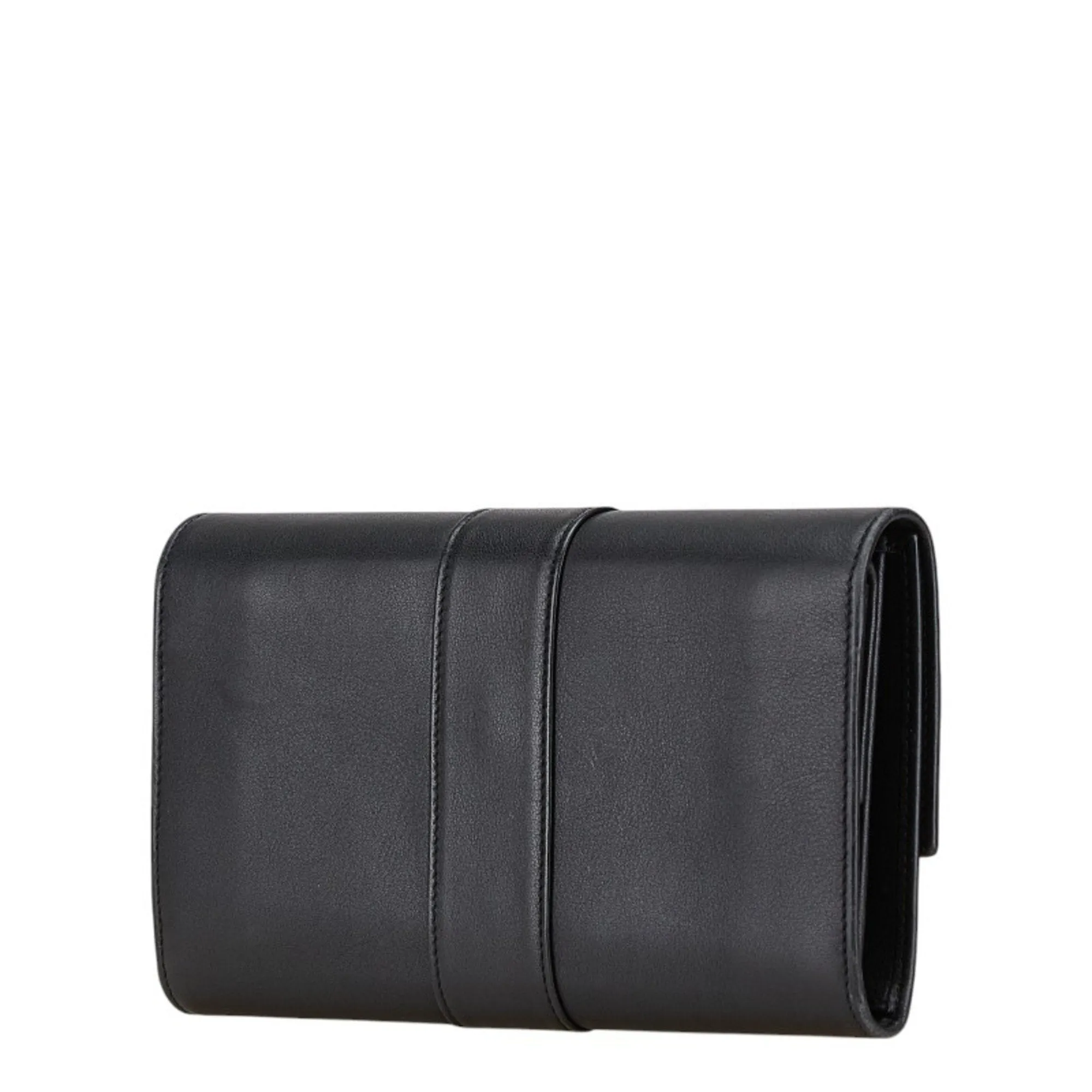 Cartier Leather Long Wallet (Bi-Fold) (Pre-Owned)