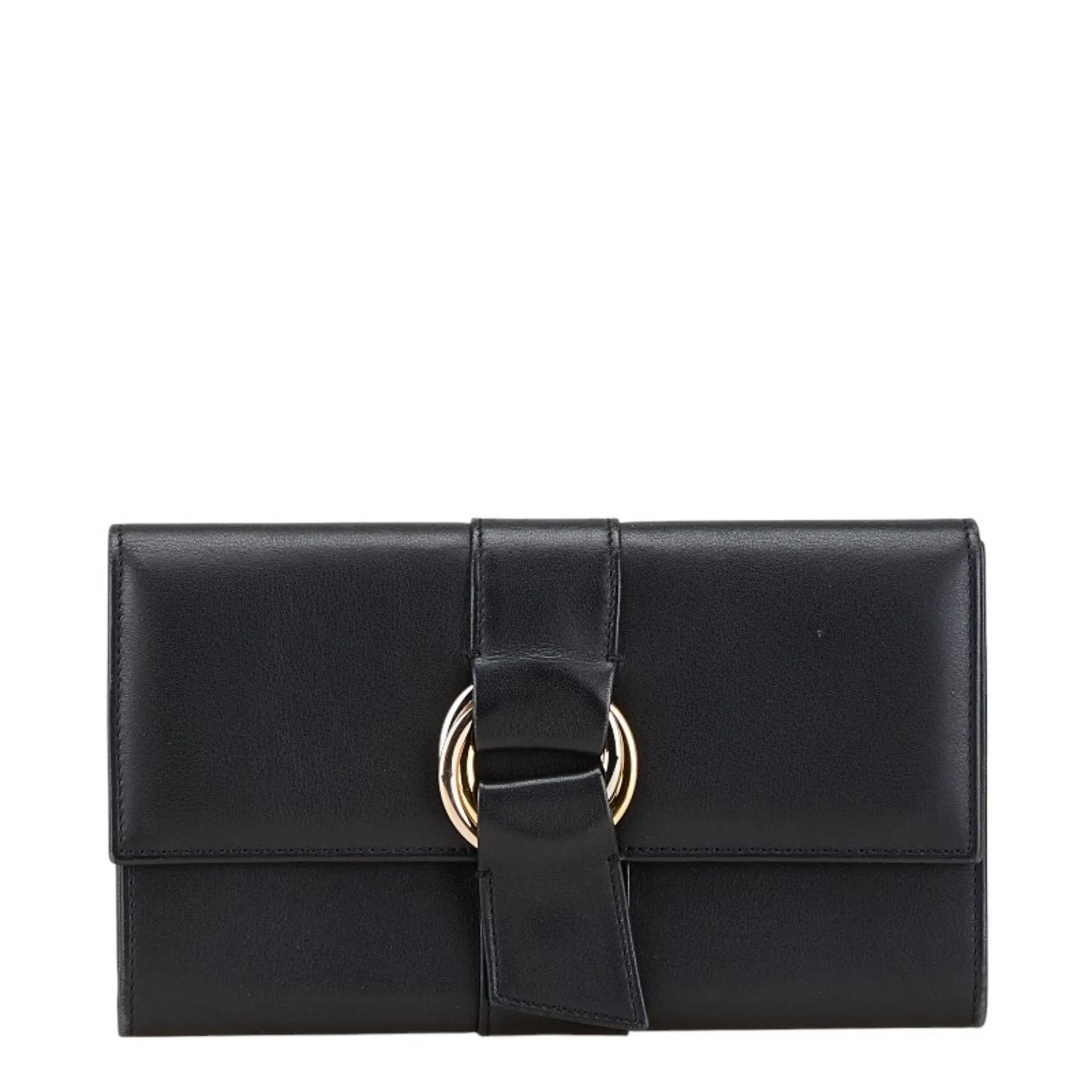Cartier Leather Long Wallet (Bi-Fold) (Pre-Owned)