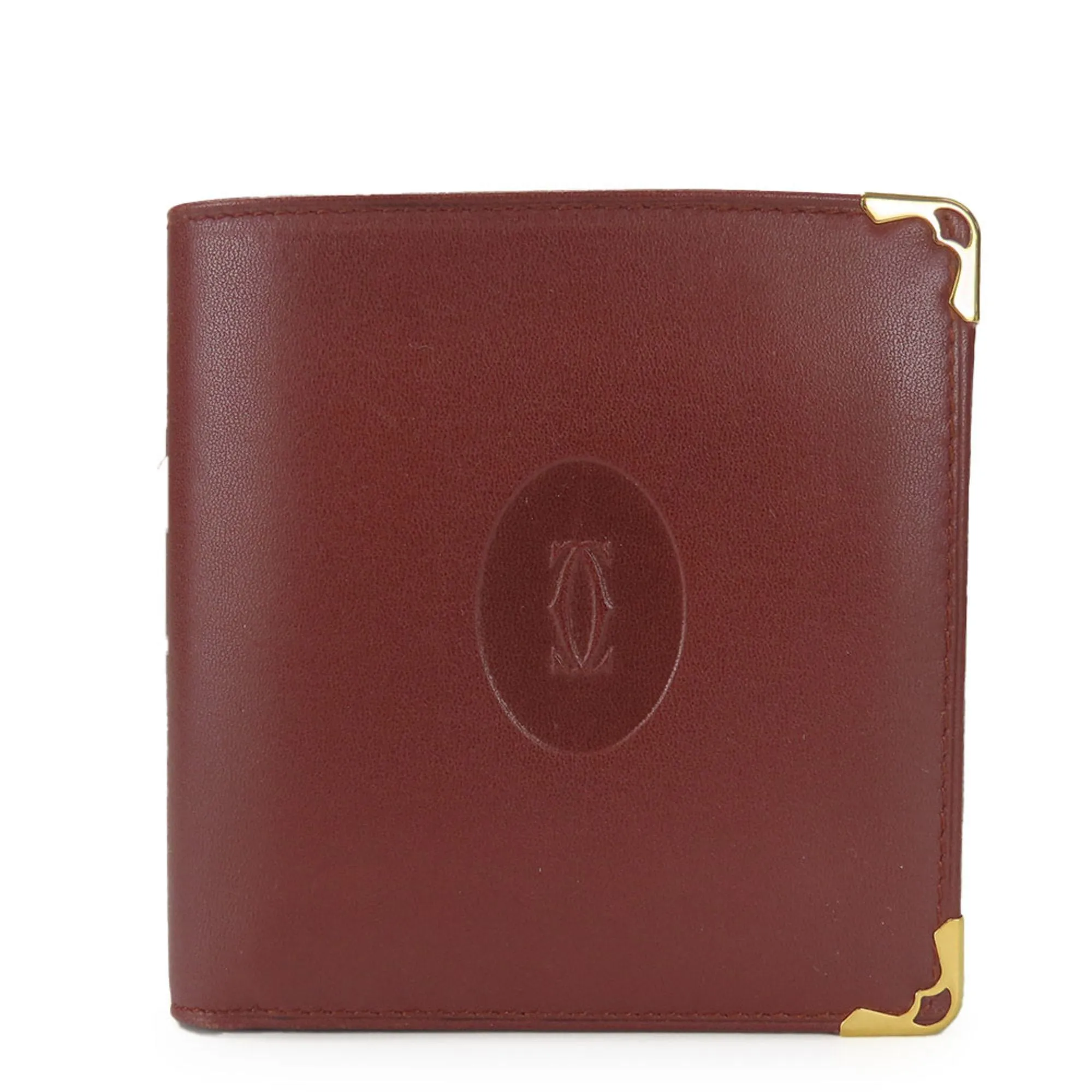 Cartier Leather Wallet (Bi-Fold) (Pre-Owned)