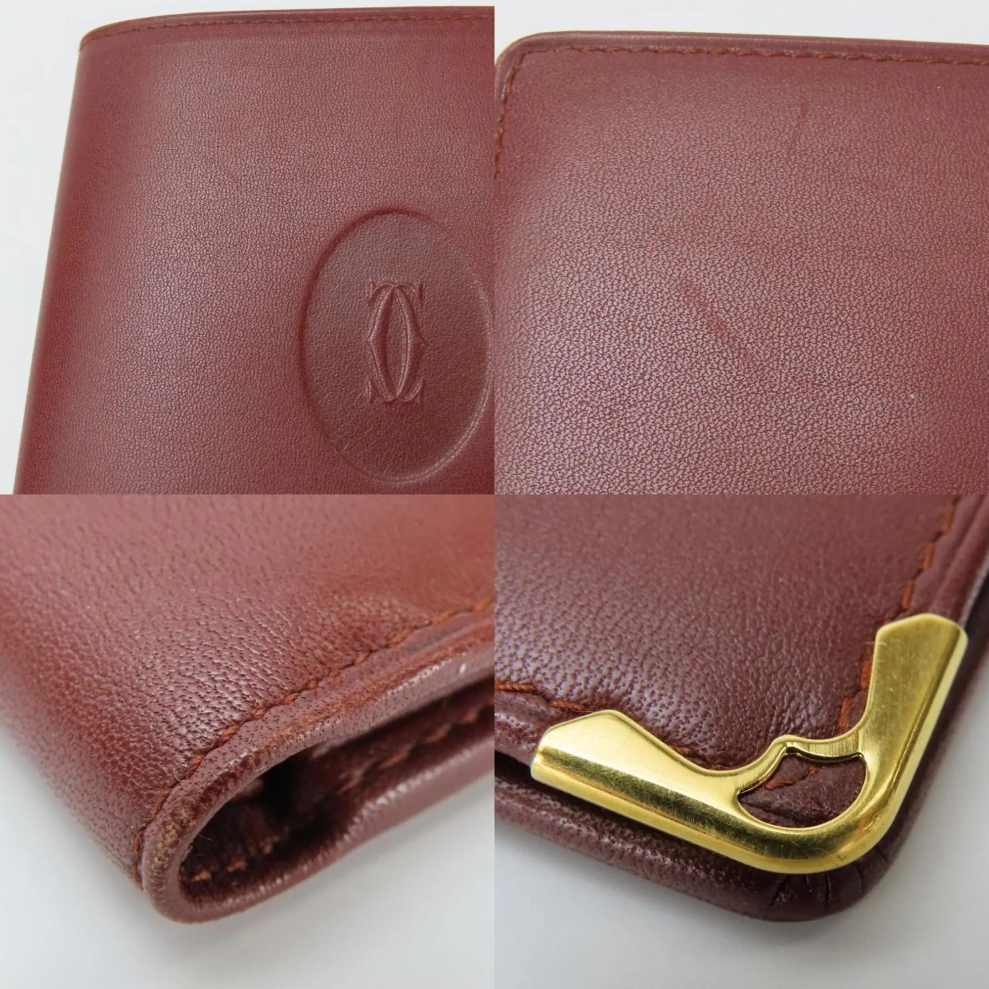 Cartier Leather Wallet (Bi-Fold) (Pre-Owned)