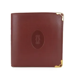 Cartier Leather Wallet (Bi-Fold) (Pre-Owned)