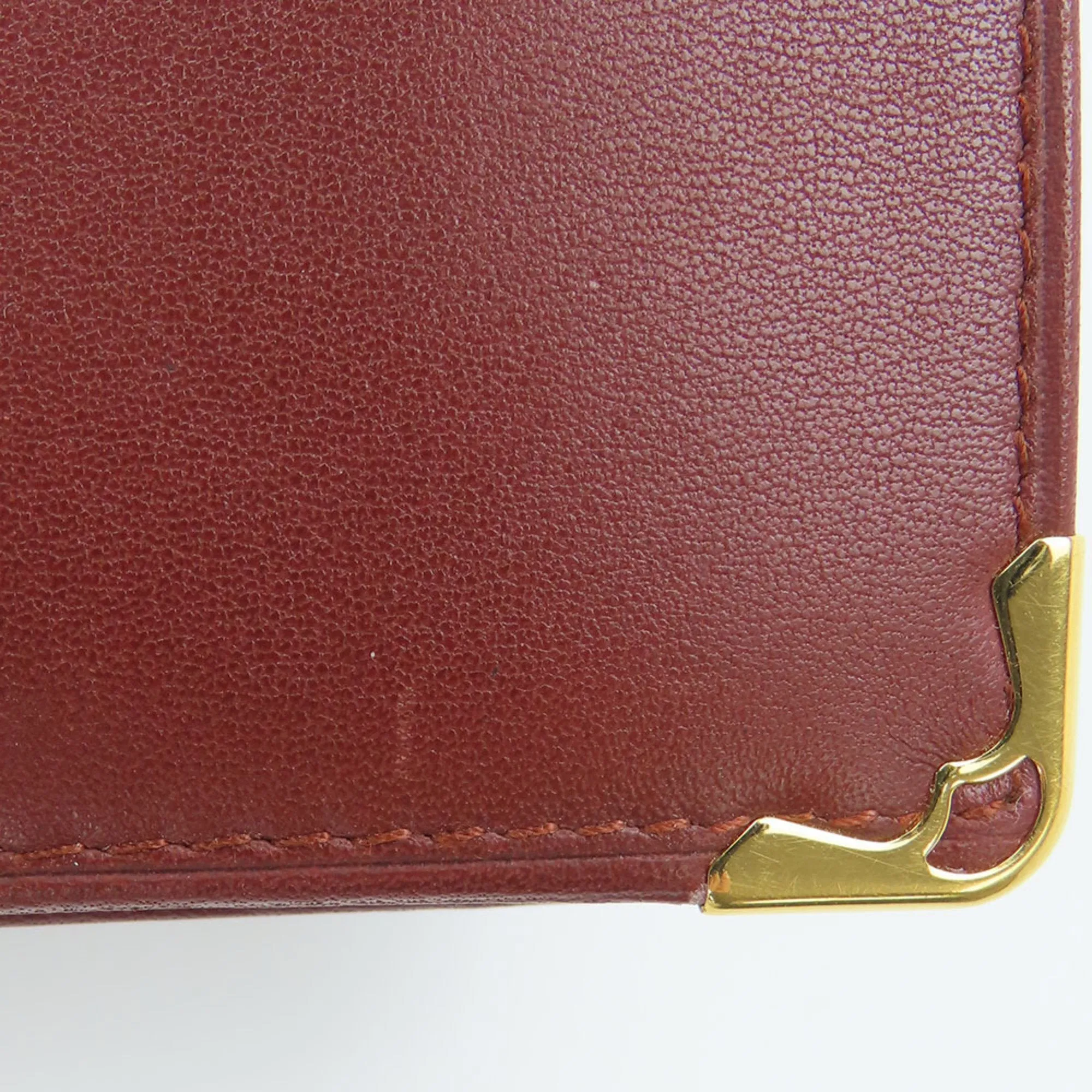 Cartier Leather Wallet (Bi-Fold) (Pre-Owned)