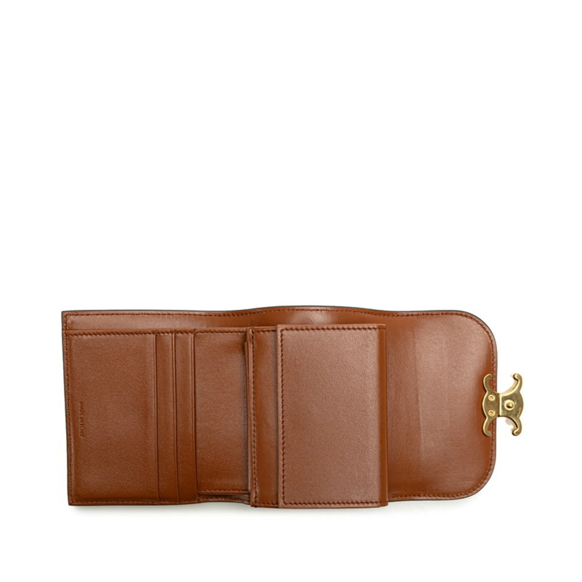 Celine  Canvas Leather Wallet (Tri-Fold) (Pre-Owned)