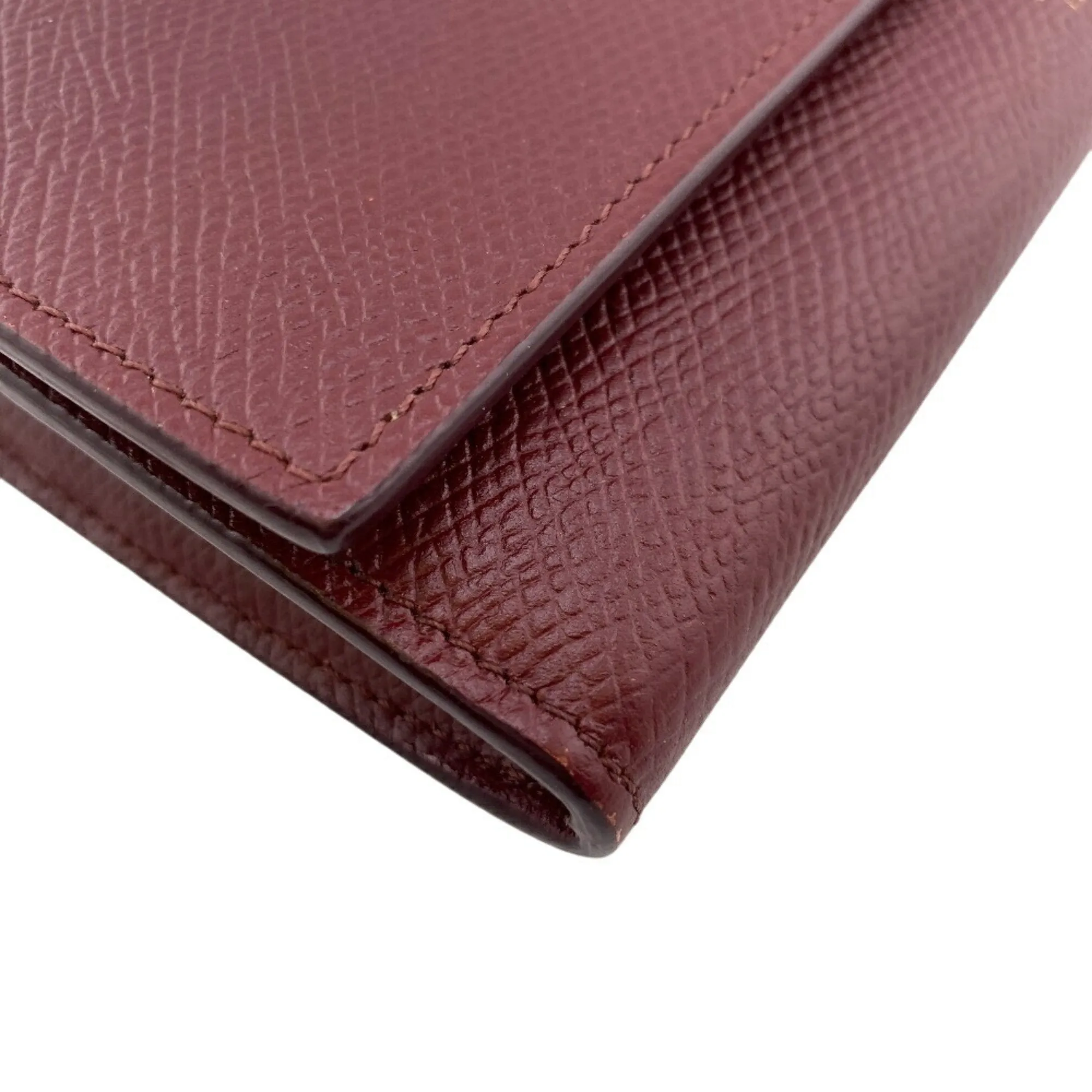 Celine Leather Long Wallet (Bi-Fold) (Pre-Owned)