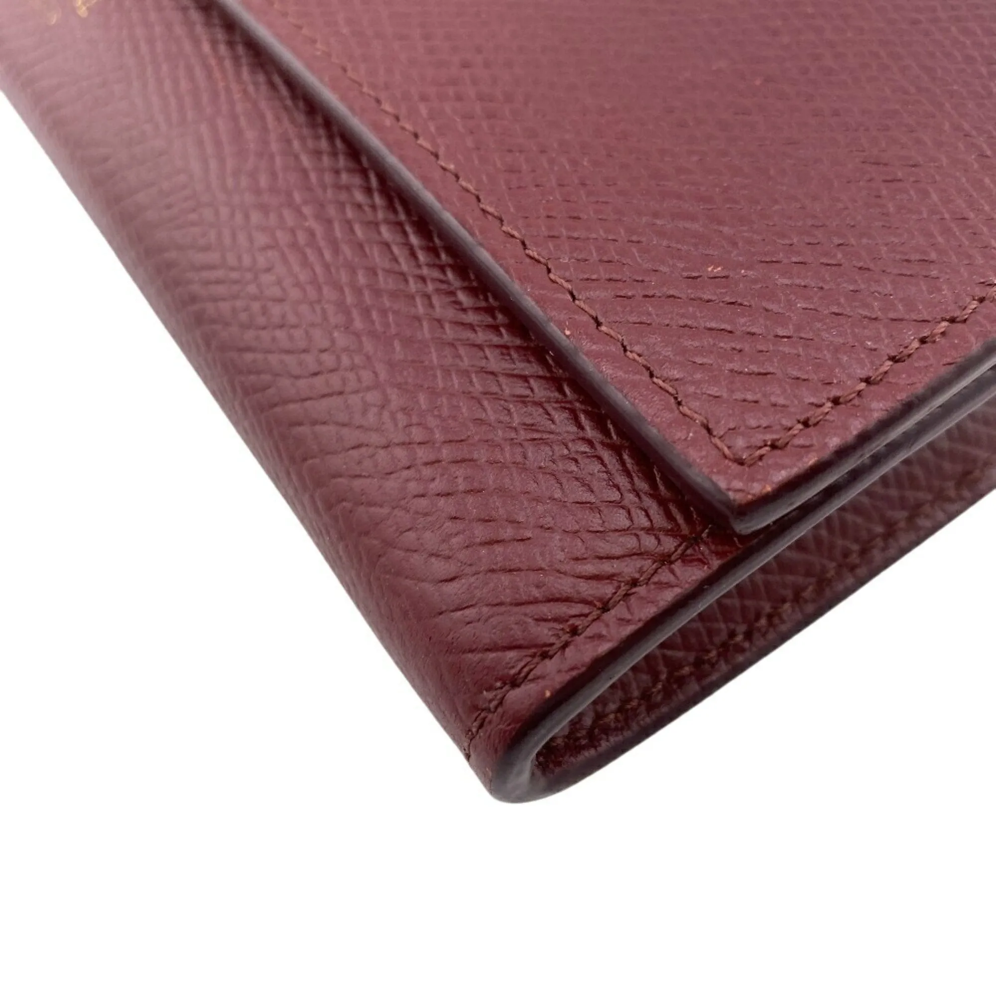 Celine Leather Long Wallet (Bi-Fold) (Pre-Owned)