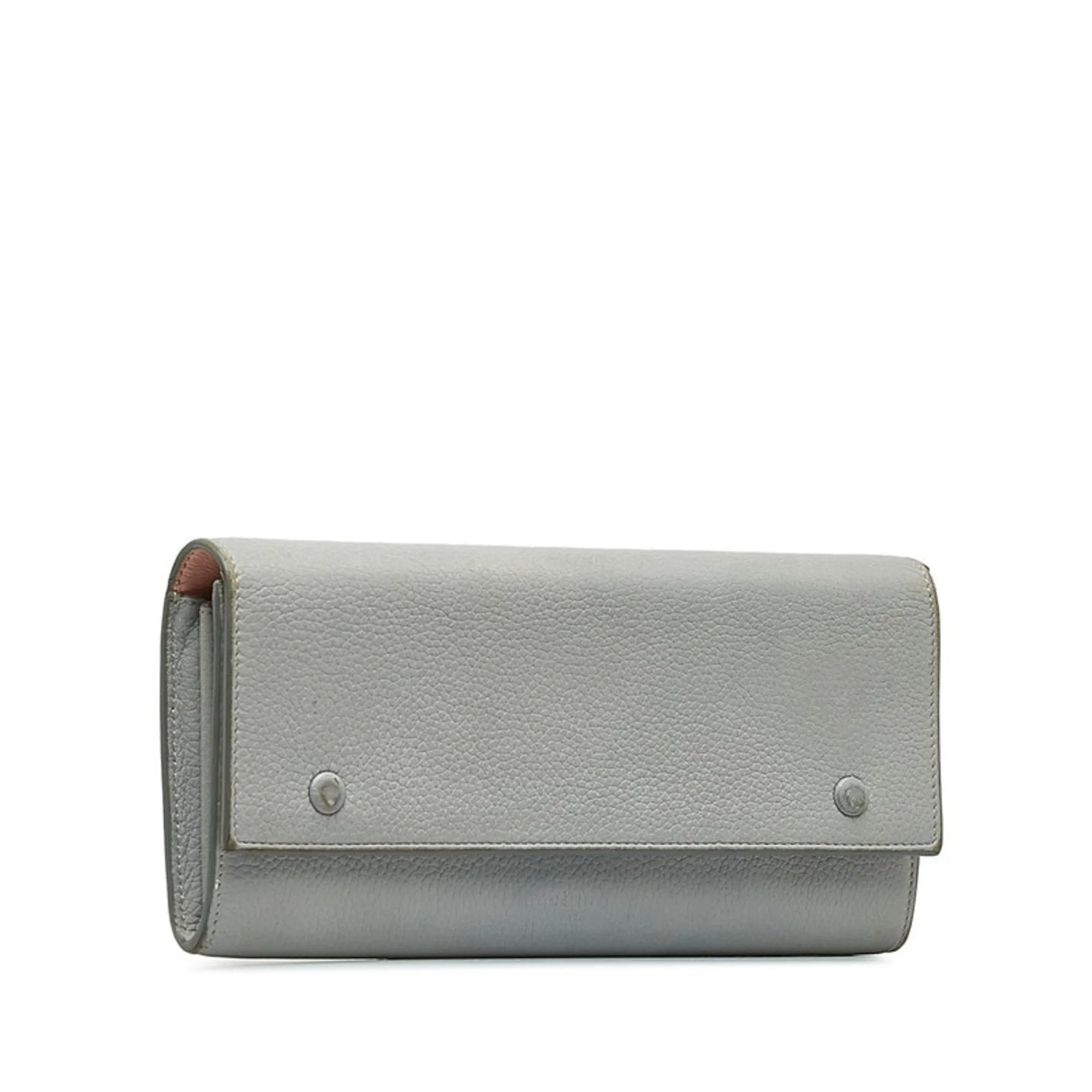Celine Leather Long Wallet (Bi-Fold) (Pre-Owned)