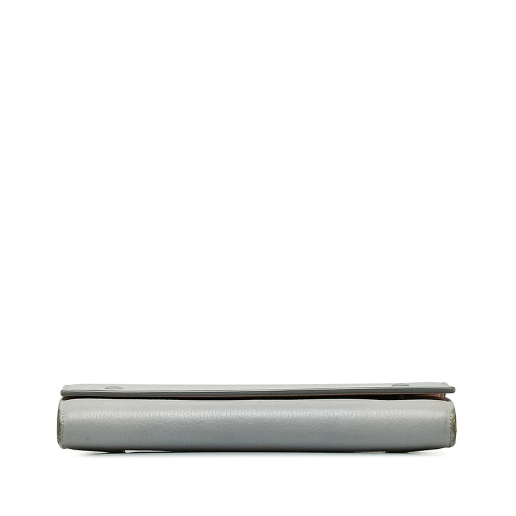 Celine Leather Long Wallet (Bi-Fold) (Pre-Owned)