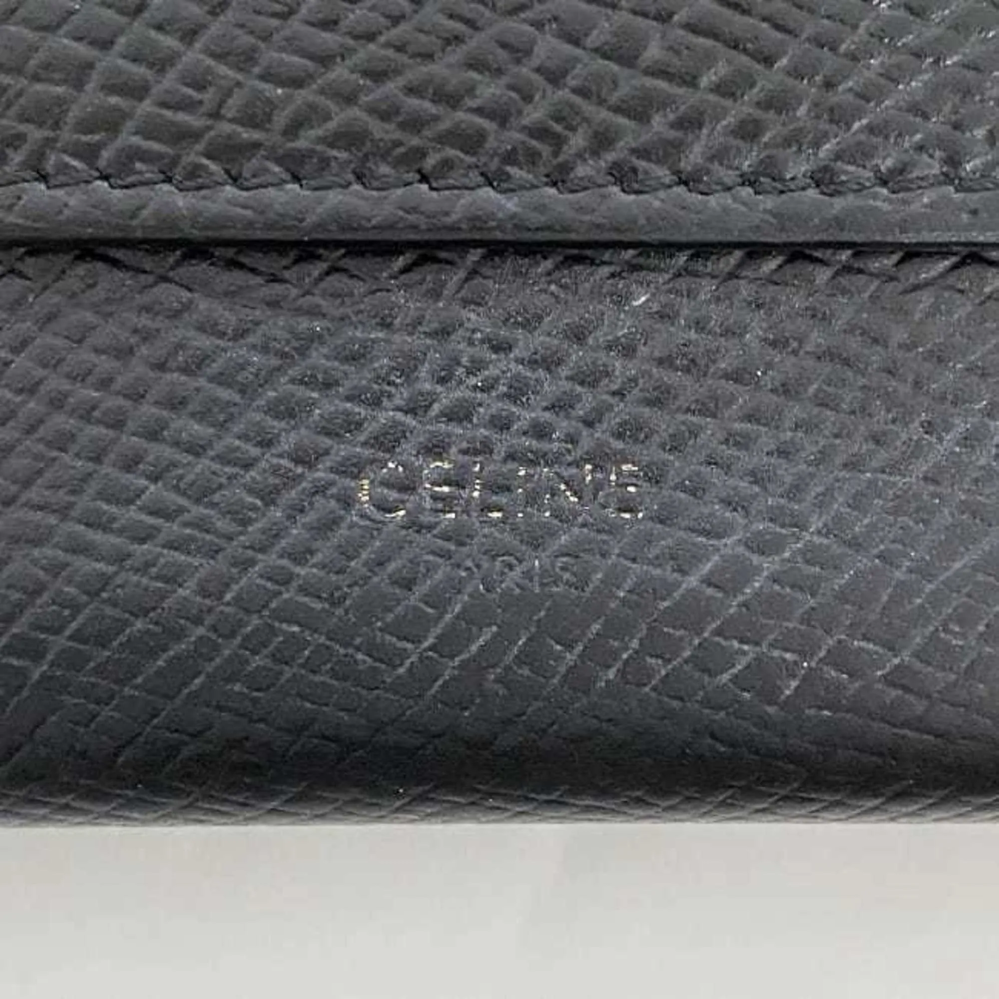 Celine Leather Wallet (Tri-Fold) (Pre-Owned)