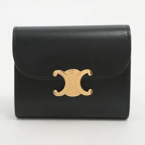 Celine Leather Wallet (Tri-Fold) (Pre-Owned)