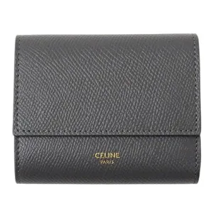 Celine Leather Wallet (Tri-Fold) (Pre-Owned)
