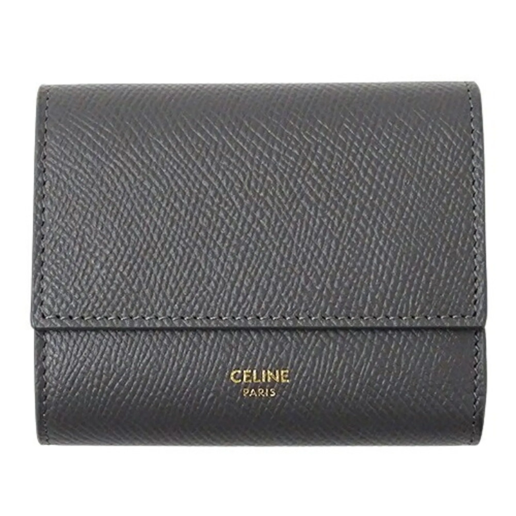Celine Leather Wallet (Tri-Fold) (Pre-Owned)
