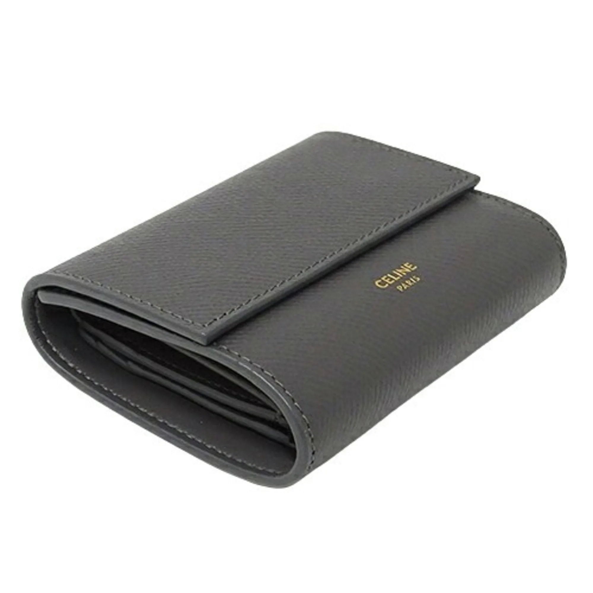 Celine Leather Wallet (Tri-Fold) (Pre-Owned)