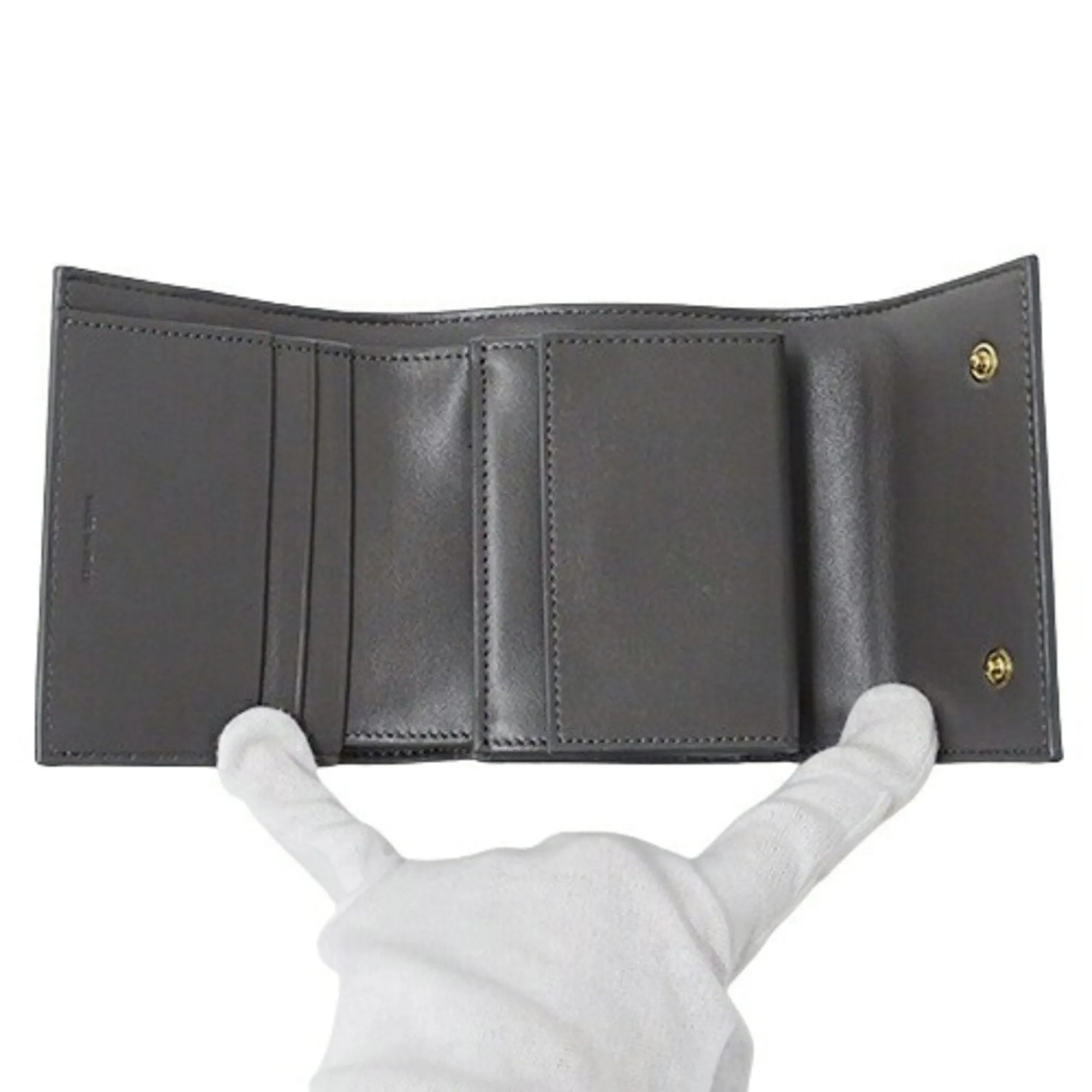 Celine Leather Wallet (Tri-Fold) (Pre-Owned)