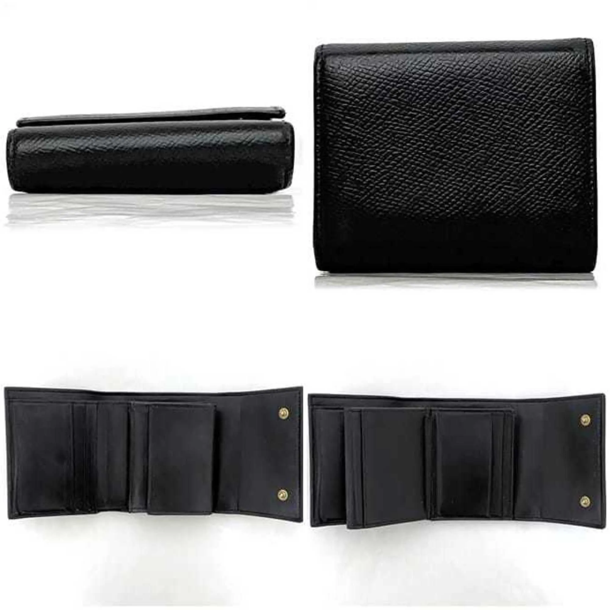Celine Leather Wallet (Tri-Fold) (Pre-Owned)