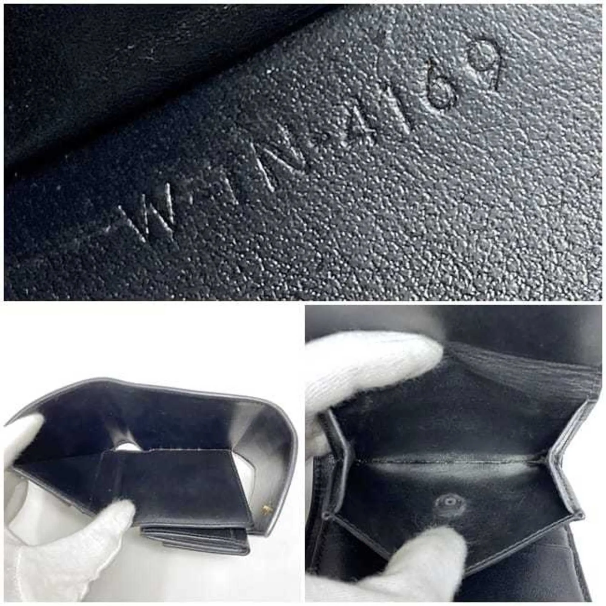 Celine Leather Wallet (Tri-Fold) (Pre-Owned)