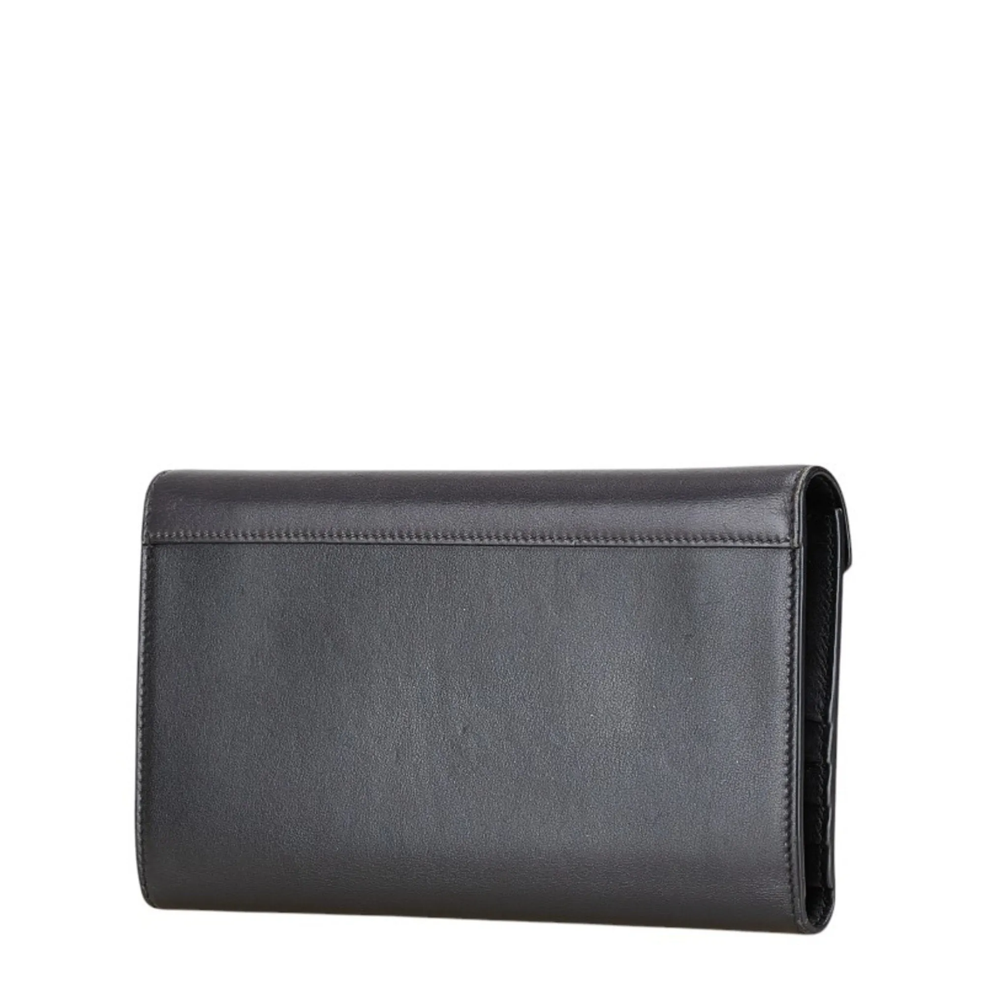 Celine pink Leather Long Wallet (Tri-Fold) (Pre-Owned)