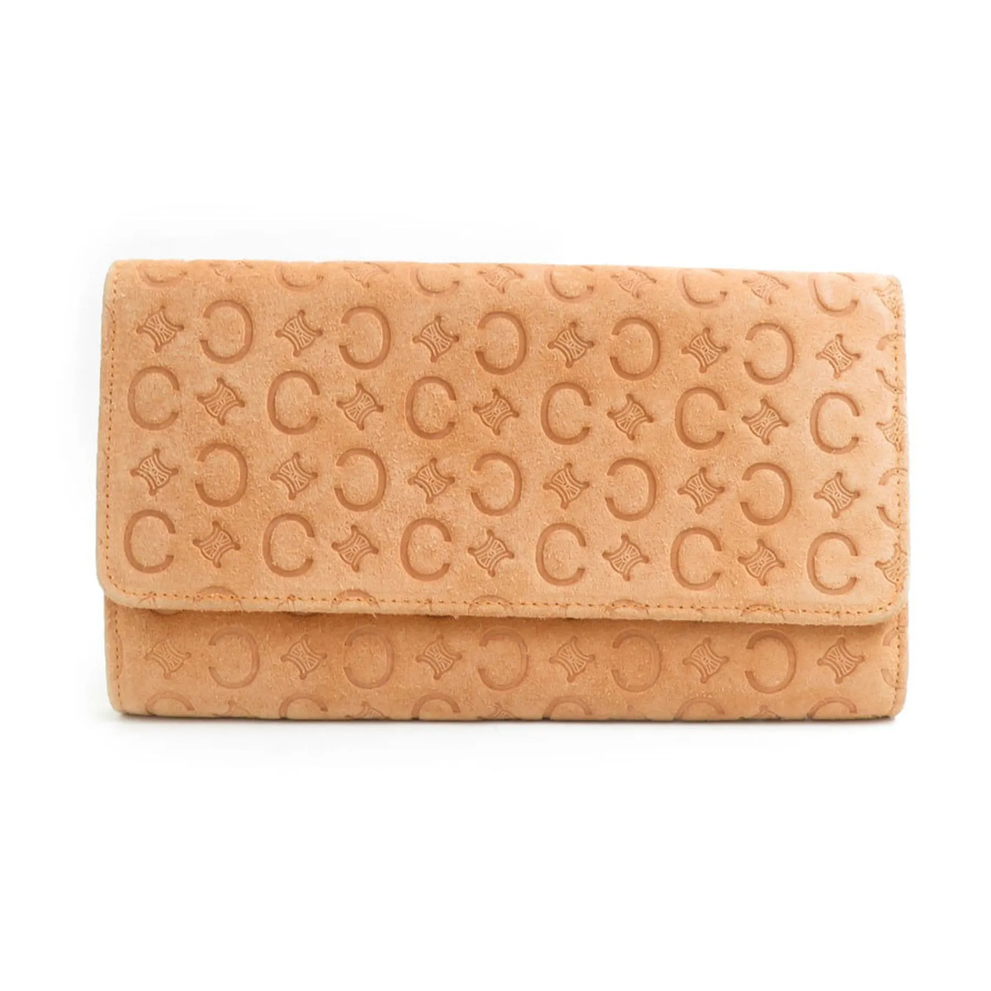 Celine  Suede Long Wallet (Bi-Fold) (Pre-Owned)