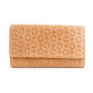 Celine  Suede Long Wallet (Bi-Fold) (Pre-Owned)