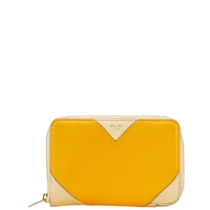 Celine yellow Leather Wallet (Bi-Fold) (Pre-Owned)