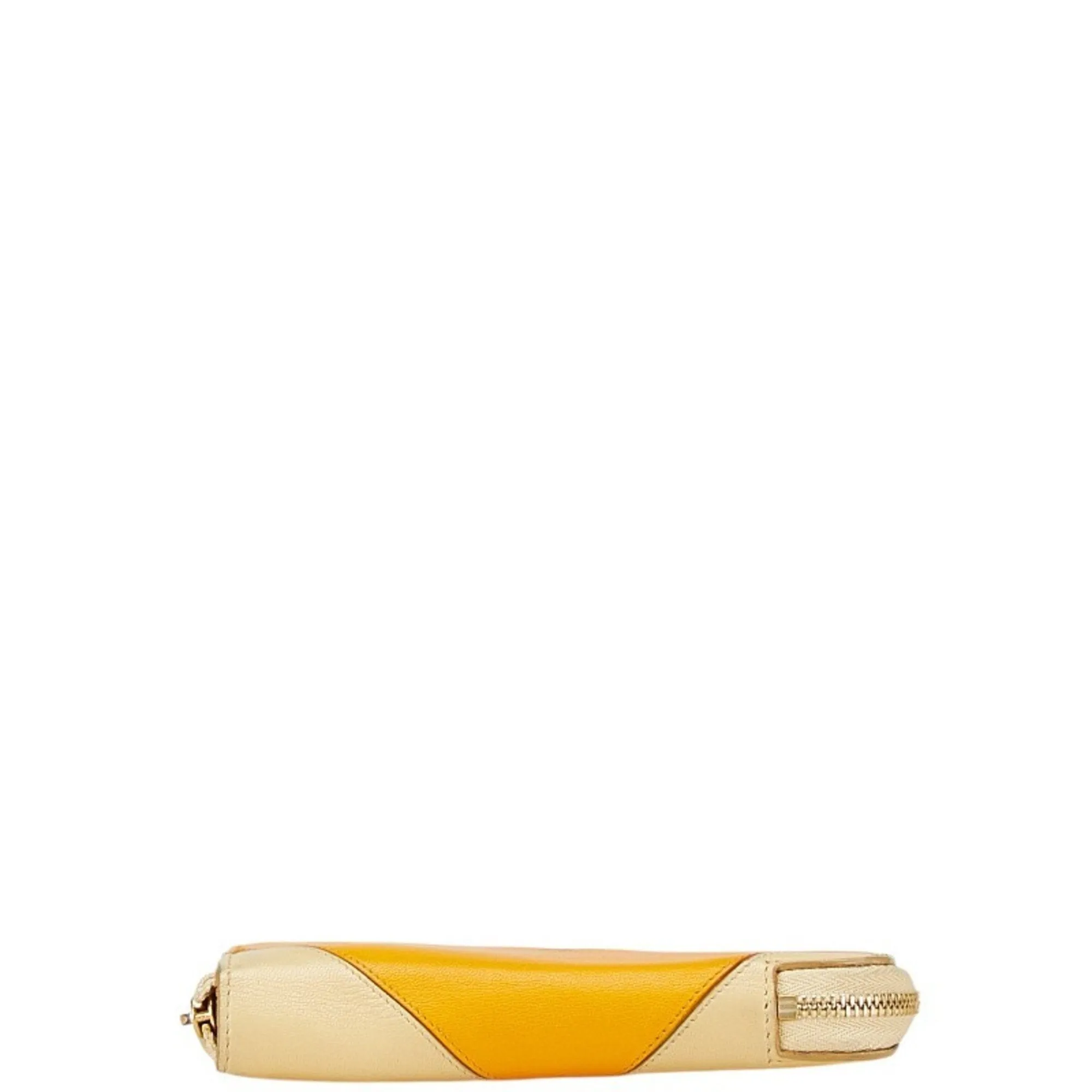 Celine yellow Leather Wallet (Bi-Fold) (Pre-Owned)