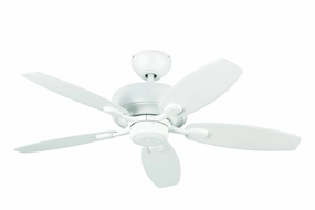 Centro 44"Ceiling Fan Matte White Small Fans FANS hot deal