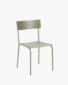 Chair S without armrests aluminium eucalyptus green August Outdoor Furniture cheap deals