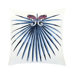 Chameleon Capri Indoor/Outdoor Pillow, Square Throw Pillows Cozy Upgrade