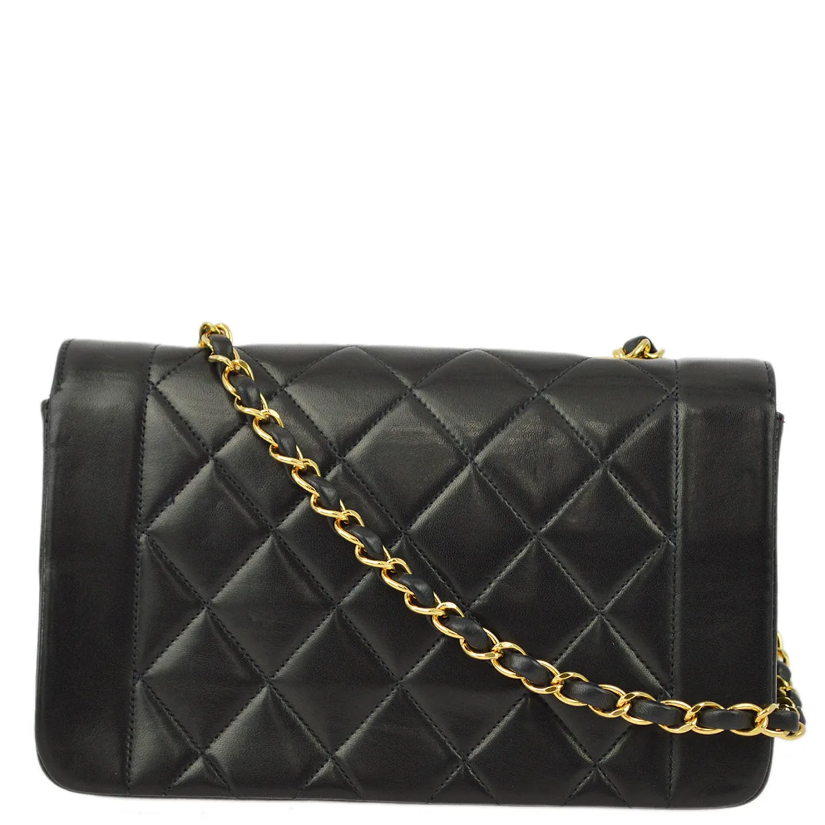 Chanel * 1994-1996 Lambskin Small Diana Shoulder Bag
