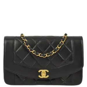 Chanel * 1994-1996 Lambskin Small Diana Shoulder Bag