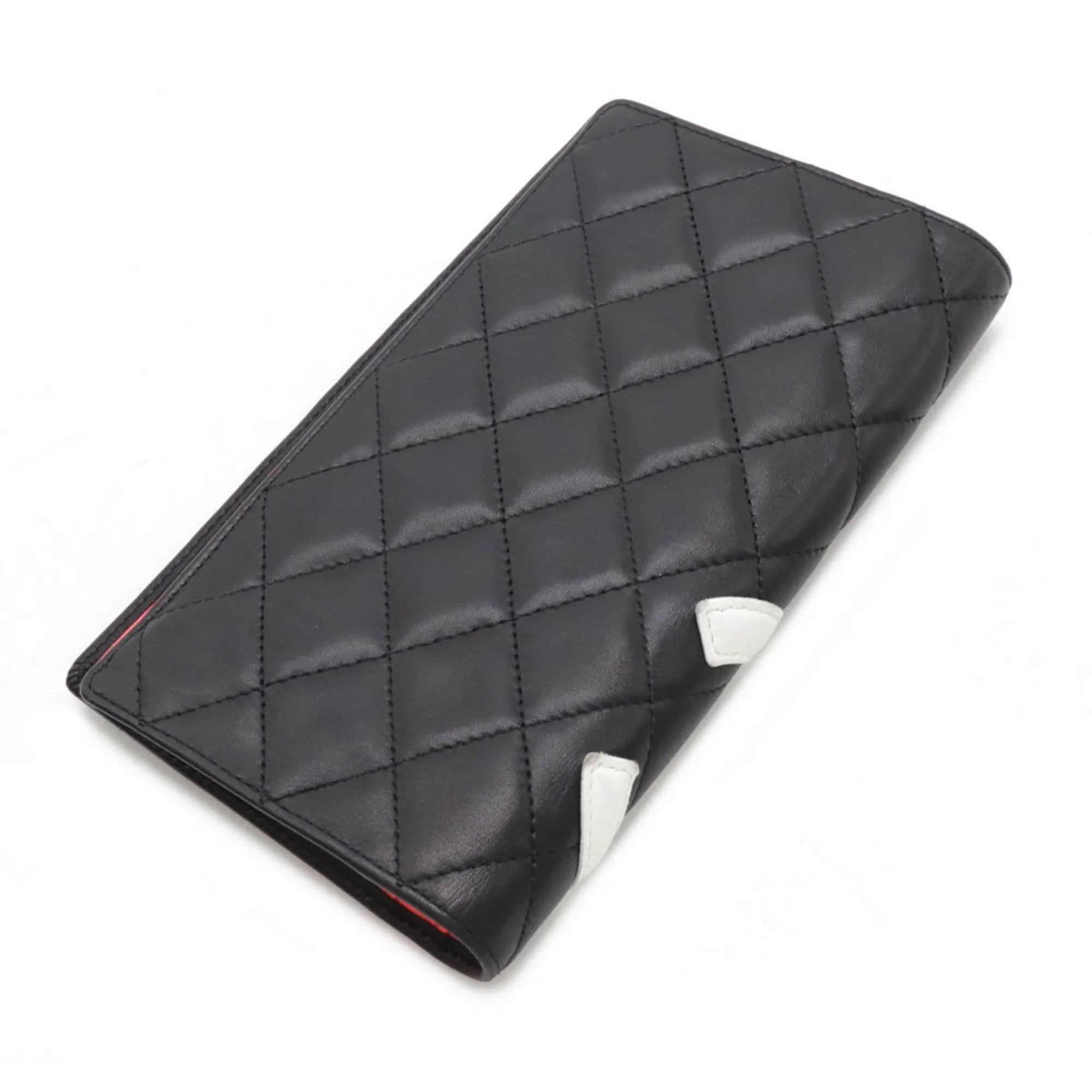 Chanel Cambon pink Long Wallet (Bi-Fold) (Pre-Owned)