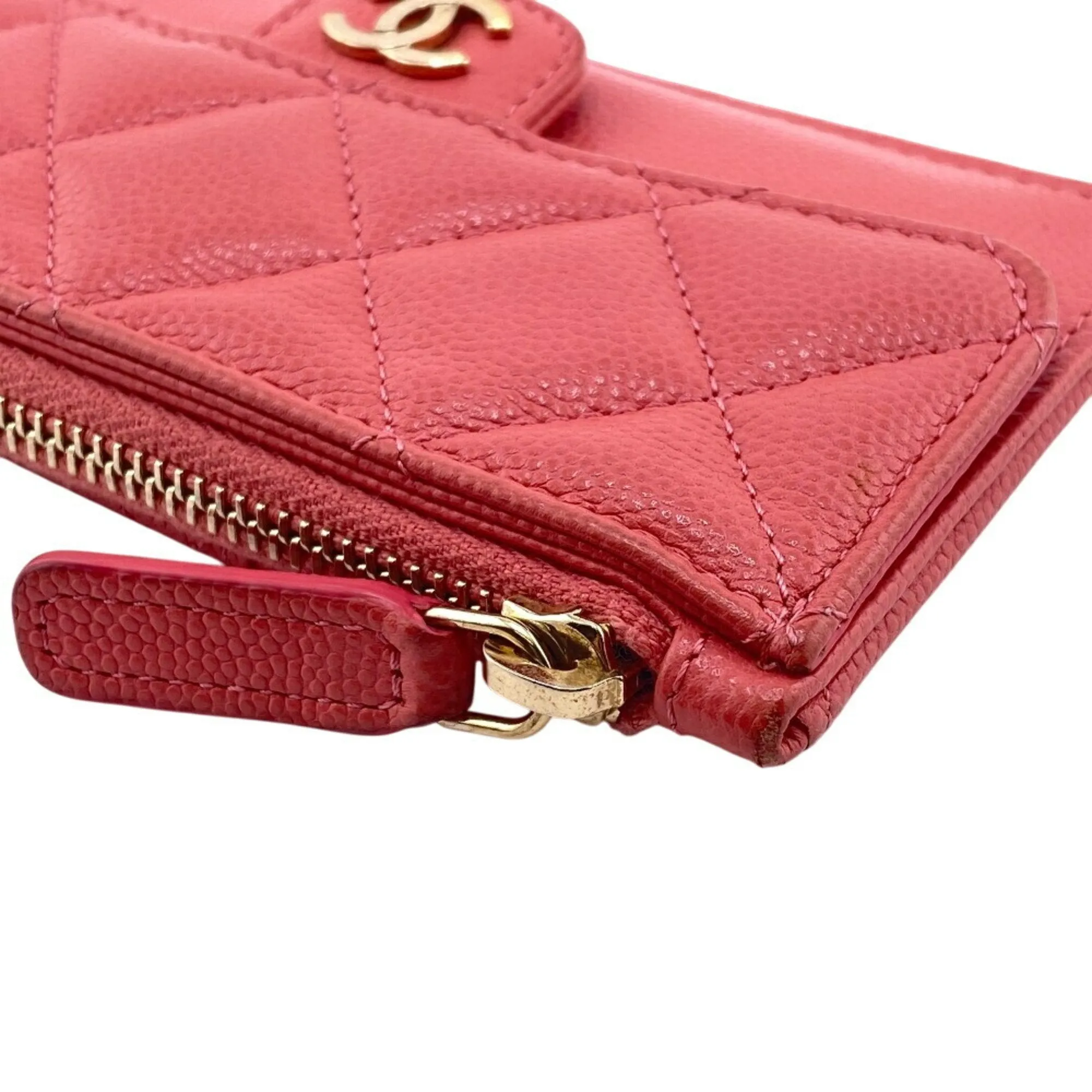 Chanel Caviar Leather Card Wallet (Pre-Owned)