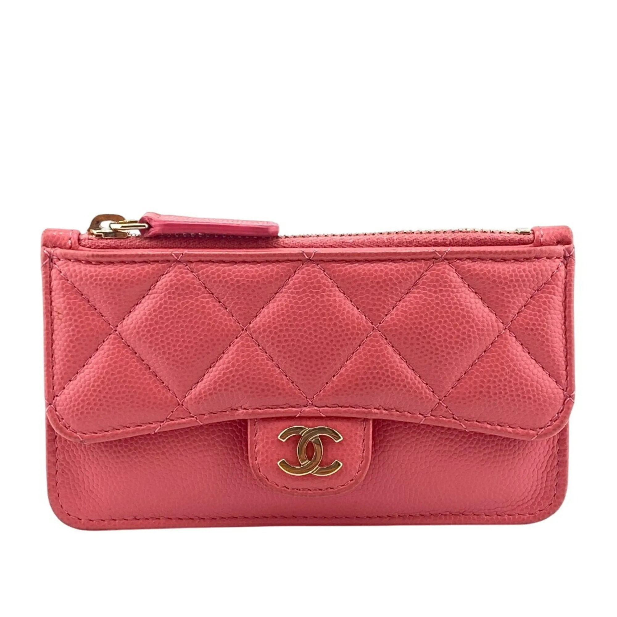 Chanel Caviar Leather Card Wallet (Pre-Owned)