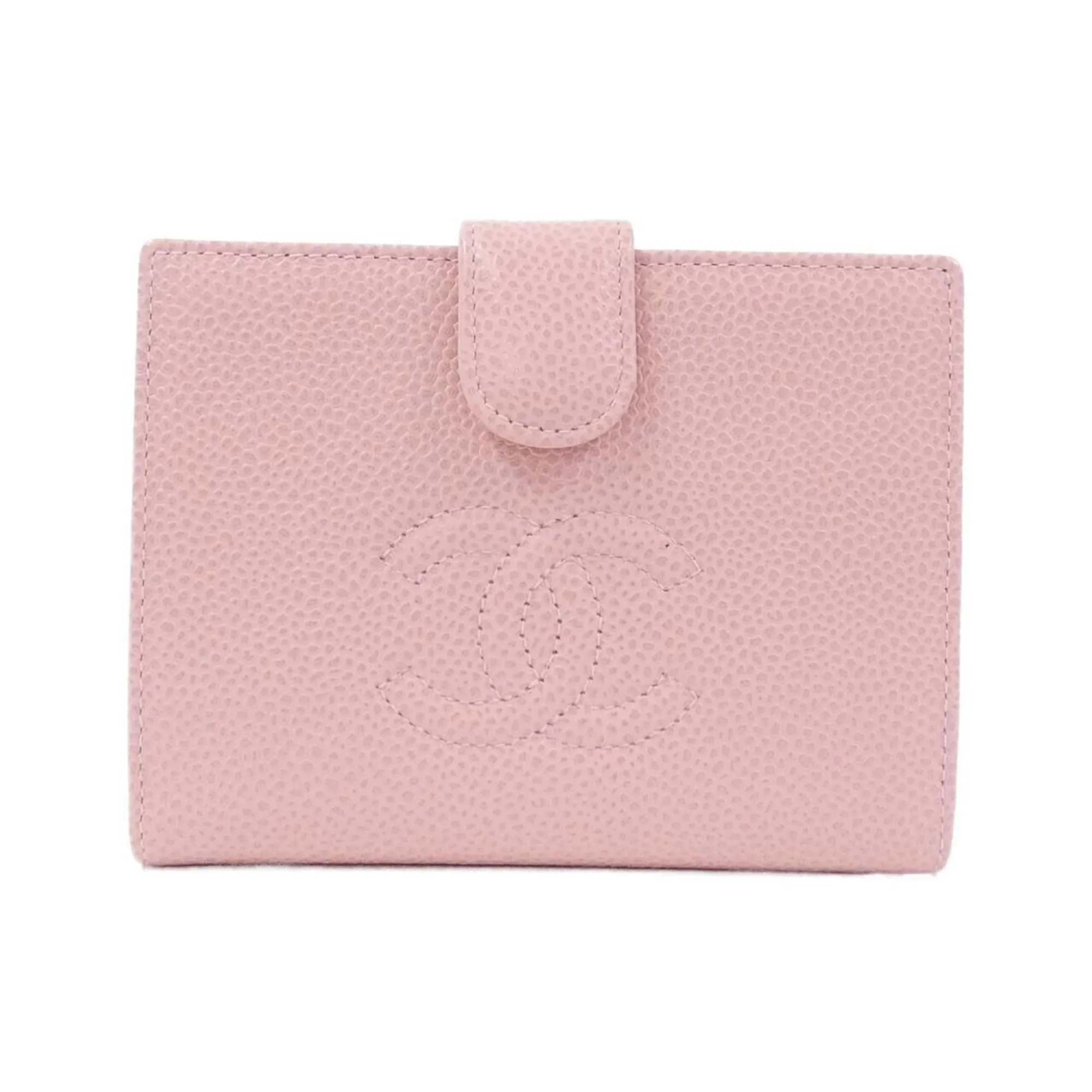Chanel Caviar Leather Wallet (Bi-Fold) (Pre-Owned)
