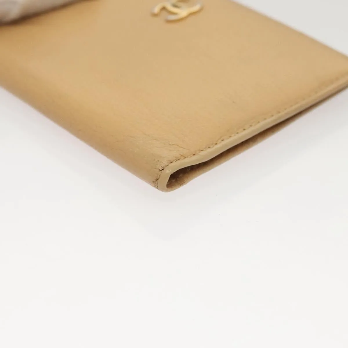 Chanel Coco Mark Leather Wallet (Pre-Owned)