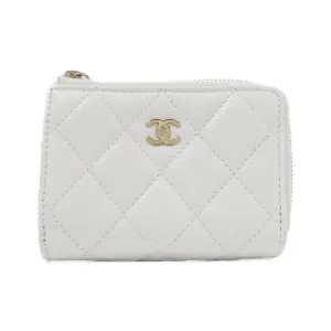 Chanel gold Caviar Leather Wallet (Tri-Fold) (Pre-Owned)