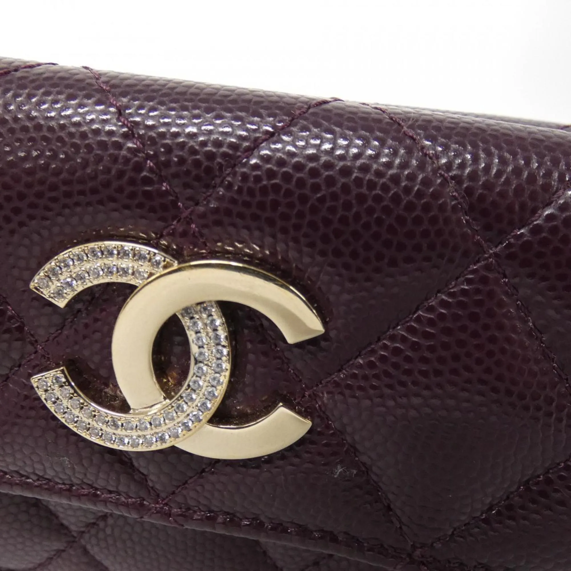 Chanel Grained Calfskin Coin Purse/Coin Case (Pre-Owned)