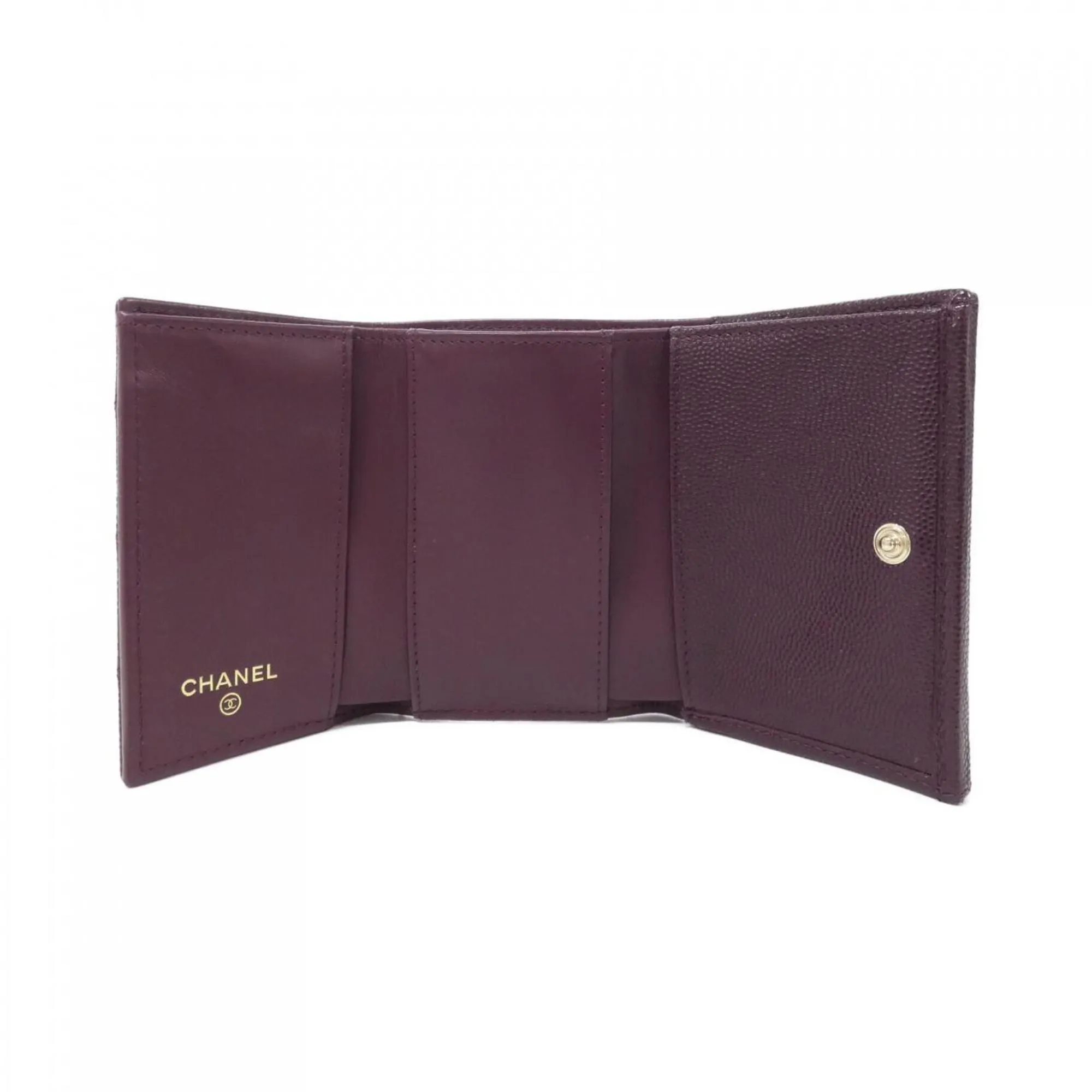 Chanel Grained Calfskin Coin Purse/Coin Case (Pre-Owned)
