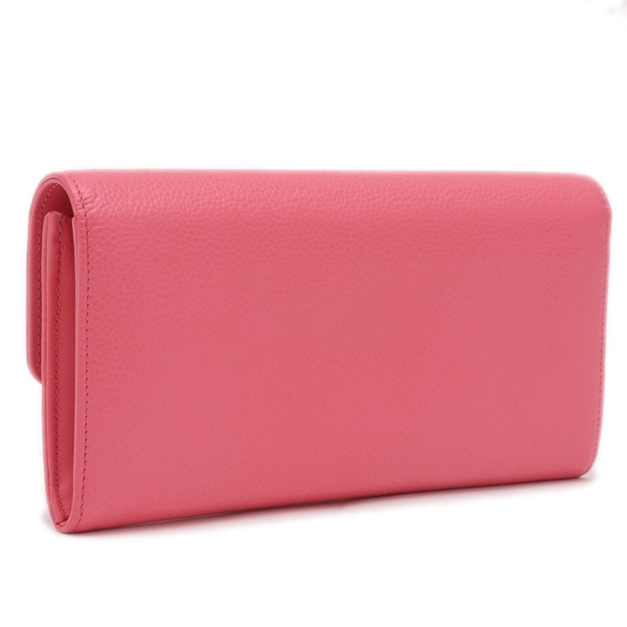Chanel Grained Calfskin Long Wallet (Bi-Fold) (Pre-Owned)