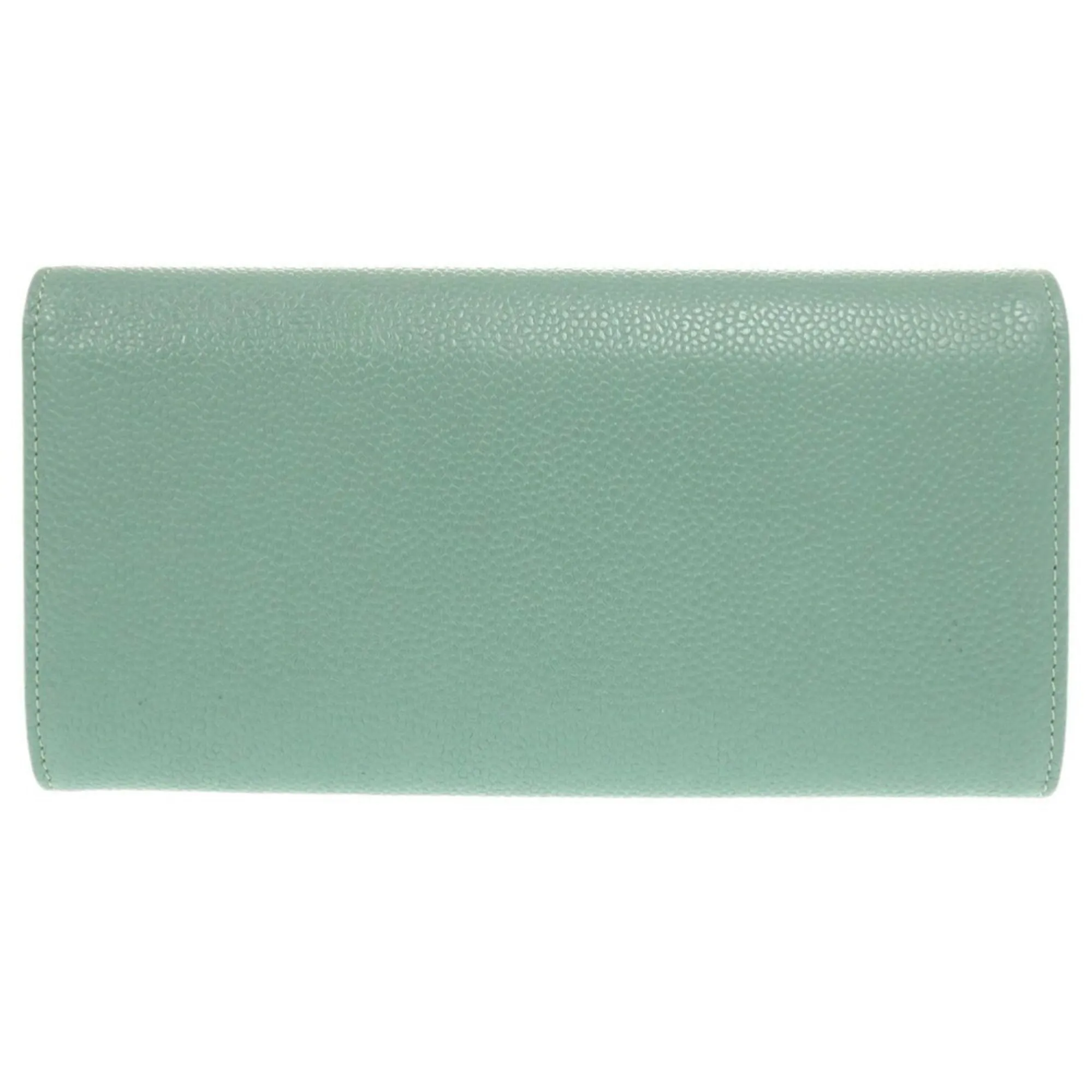 Chanel Grained Calfskin Long Wallet (Bi-Fold) (Pre-Owned)