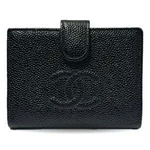 Chanel Grained Calfskin Wallet (Bi-Fold) (Pre-Owned)