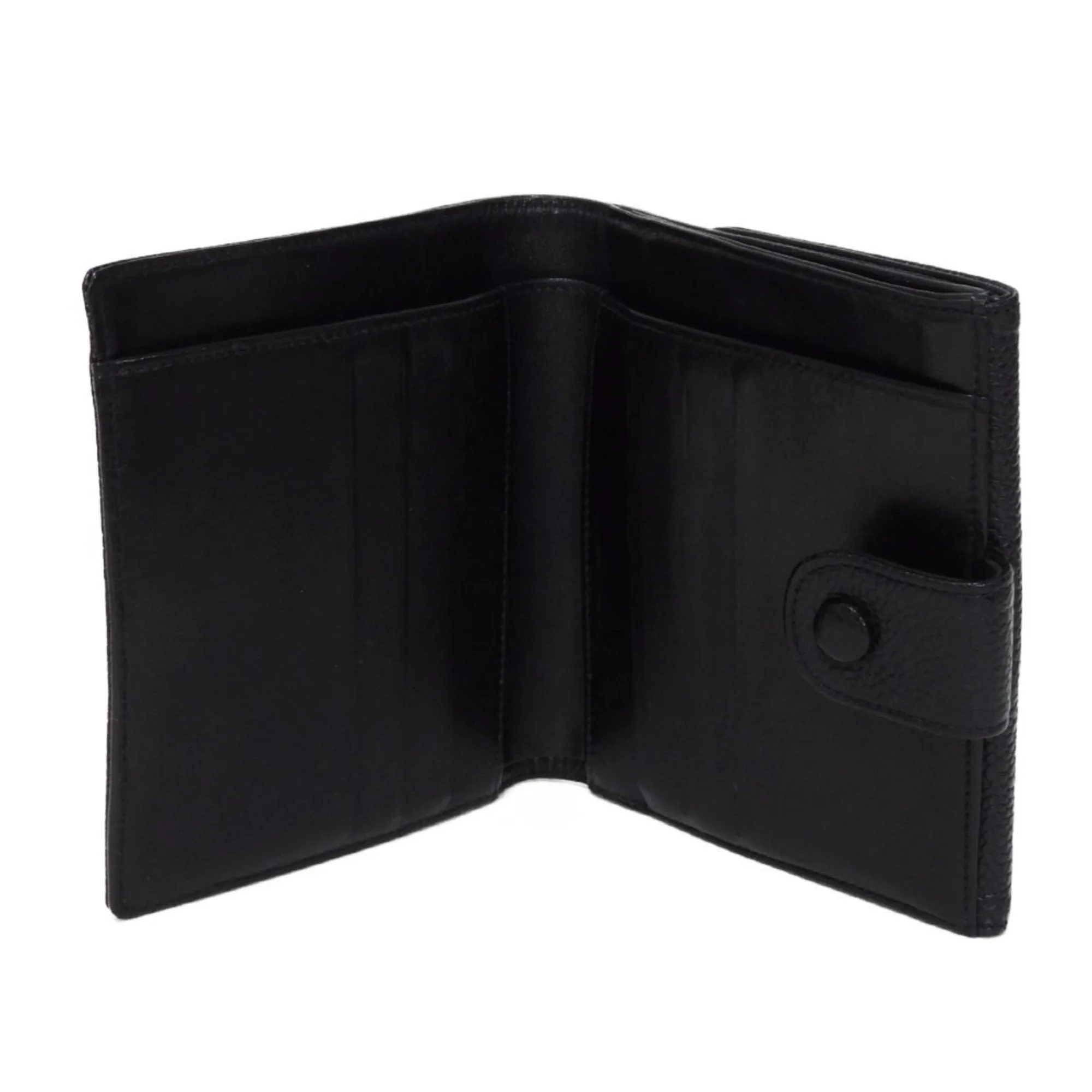 Chanel Grained Calfskin Wallet (Bi-Fold) (Pre-Owned)