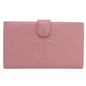 Chanel Grained Calfskin Wallet (Bi-Fold) (Pre-Owned)