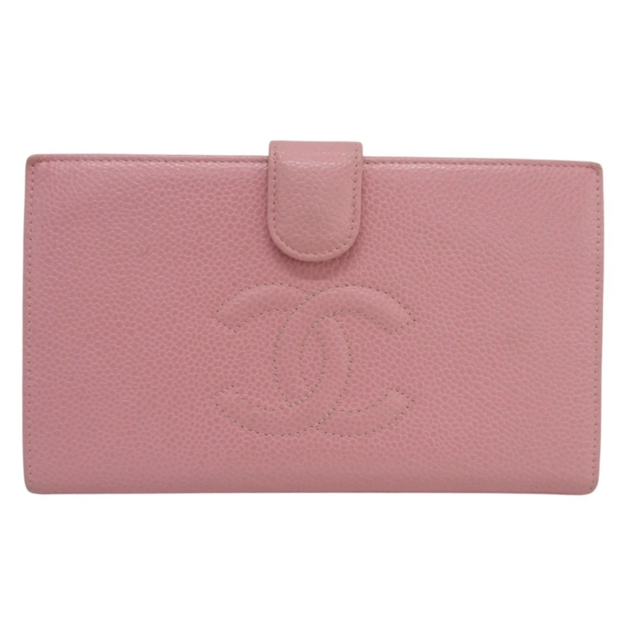 Chanel Grained Calfskin Wallet (Bi-Fold) (Pre-Owned)